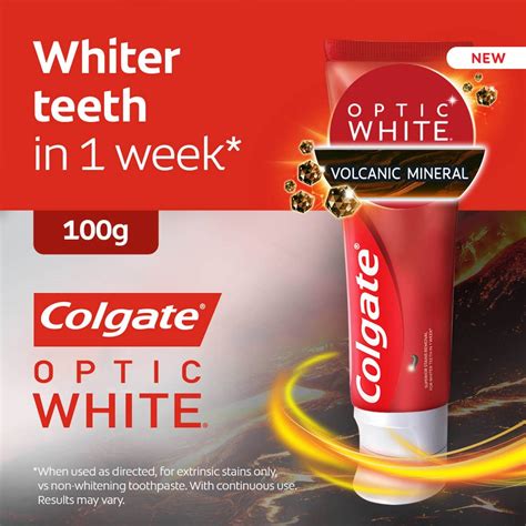 colgate optic white volcanic mineral review|Colgate Optic White Toothpaste Review .